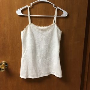 White Lace Tank Top