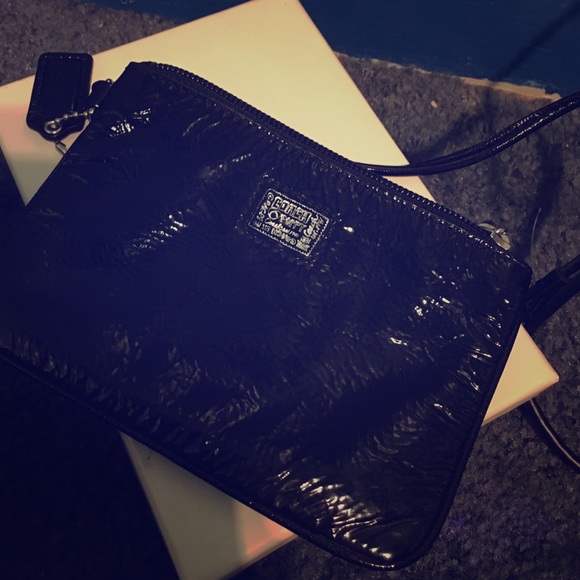 Brand new black coach wristlet