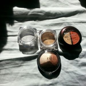 Elf baked eyeshadow trio and more