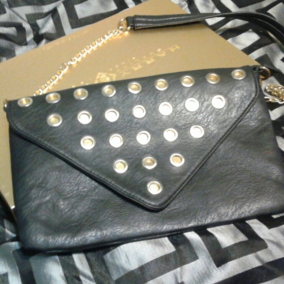 Black/gold purse