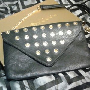 Black/gold purse