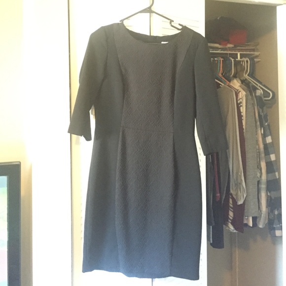 Black fitted h&m dress.