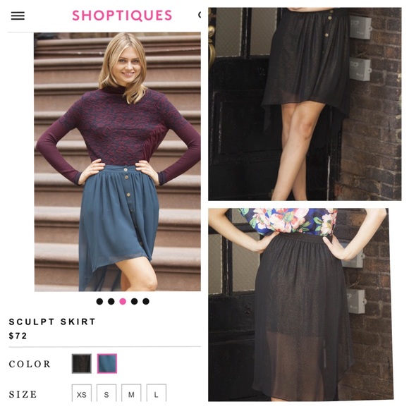 NWT Gentle Fawn Sculpt Hi-Low Skirt - Picture 2 of 4