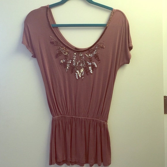 Sequin detailed top XSMALL