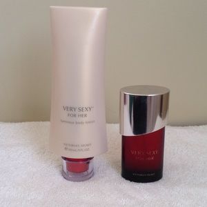 VS Very Sexy for Her perfume and lotion NWOT- sold