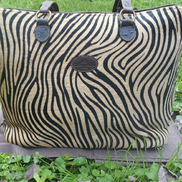 Preowned Terrida Animal/Leather Tote Bag WOT