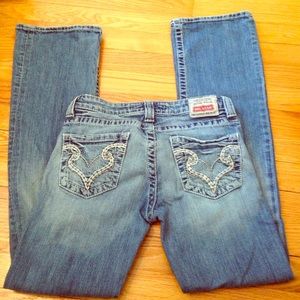 Big Star Remy low rise boot cut jeans