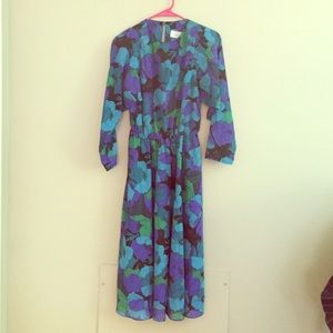 RESERVED FOR OLIVIA Vintage floral dress
