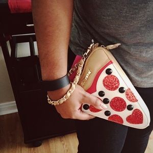 Betsey Johnson Pizza Clutch