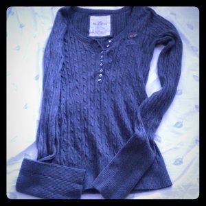 SOLD!! Hollister Henley sweater
