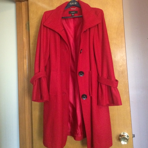 Like new Alfani red trench coat