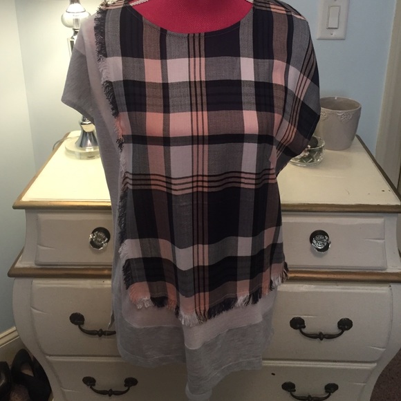 Anthropologie top with fringe detail