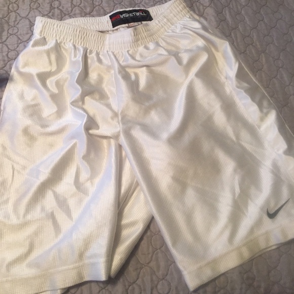 Nike Men's White Shorts