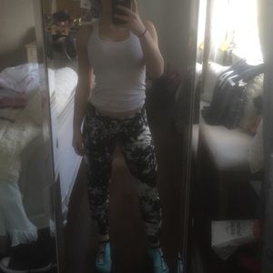 Black and white comfortable pants