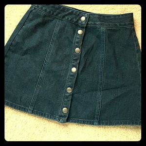 Brandy Melville Button Up Skirt~