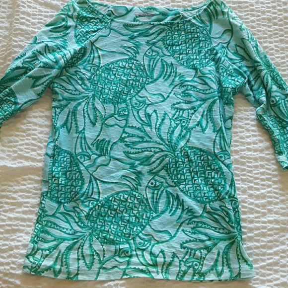 Lilly Pulitzer 3/4 sleeve shirt