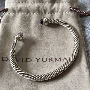david yurman amethyst cuff with diamonds
