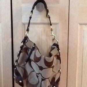 Authentic coach hobo purse