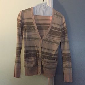 Aztec patterned cardigan