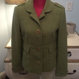 Banana Republic citron wool blazer