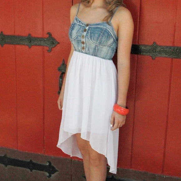 Blue jean corset  dress