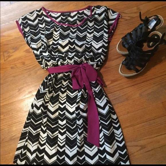 ❌Sold ❌A. Byer chevron dress