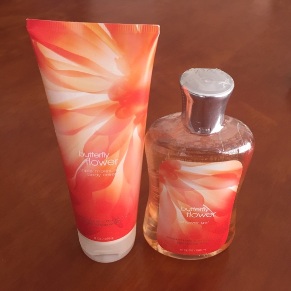 Bath & Body Works Butterfly Flower Set