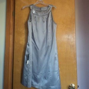 Never worn Ann Taylor silver dress