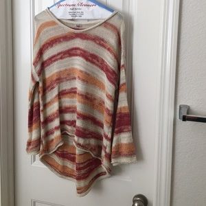 Orange cream sweater