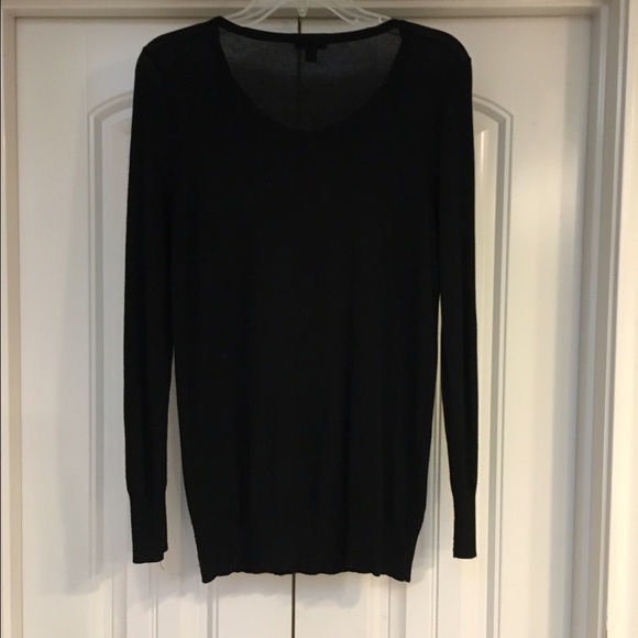 Black Ruffled sweater small - Picture 2 of 2