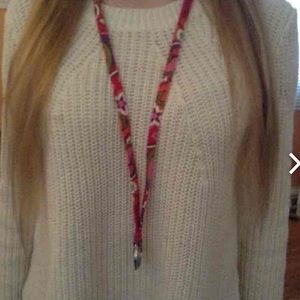 New Vera Bradley lanyard