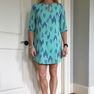 Adorable aqua shift dress