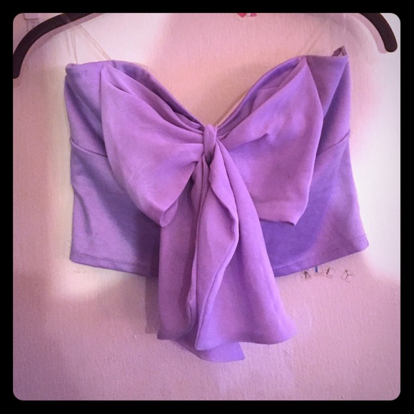 Lilac Crop Top