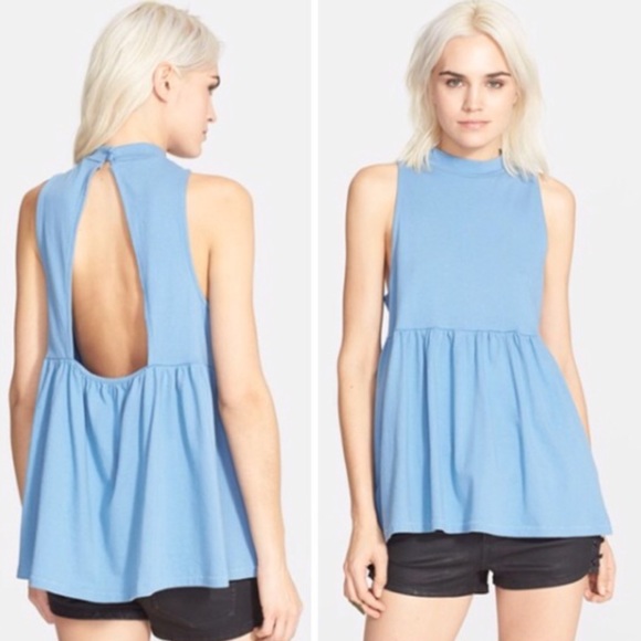 Free People Blue Top 😍 - Picture 2 of 3