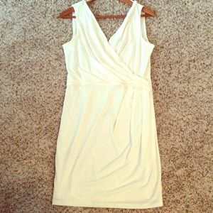 🌟RESERVED🌟Silky cream colored dress.