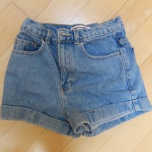 High waisted shorts