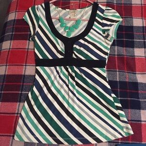 Baby doll striped top 👚