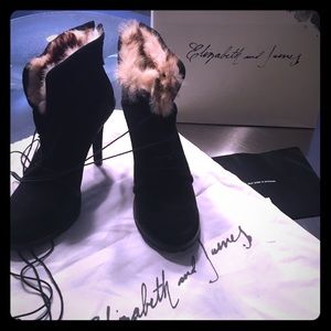 Elizabeth and James "Base" platform bootie.