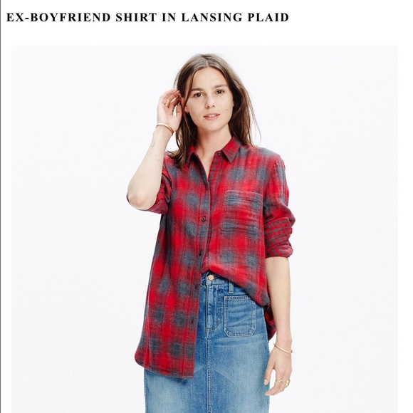 Madewell Ex-Boyfriend Shirt in Lansing Plaid