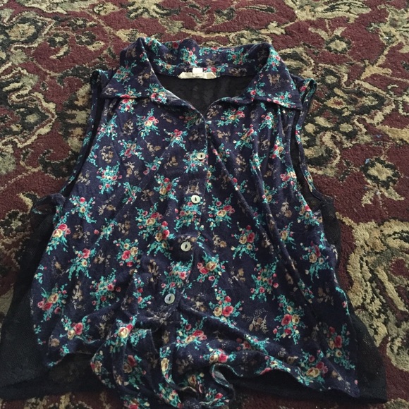 Floral tank top