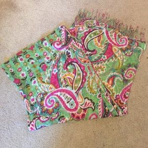Vera Bradley paisley scarf