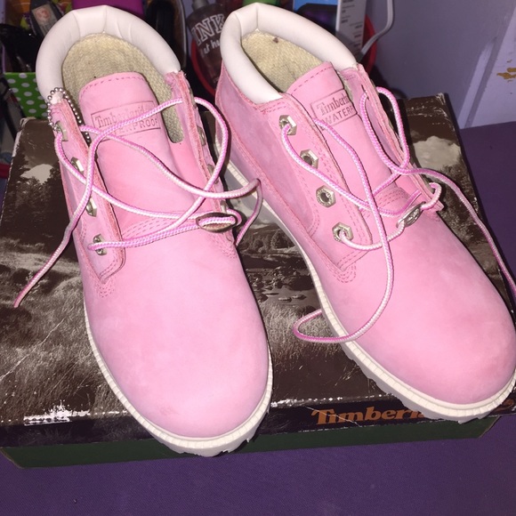 Pink Timberlands