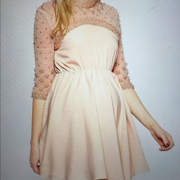 Beaded maternity dress