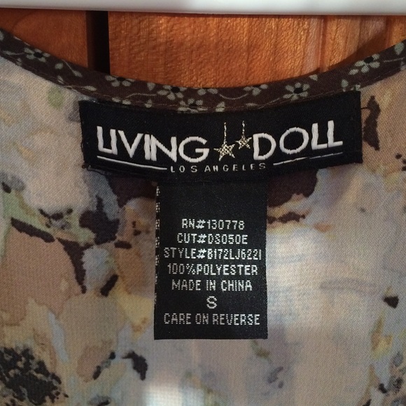 Sleeveless floral print blouse - Picture 3 of 4