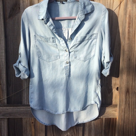 Chambray shirt/tunic