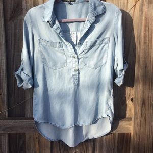 Chambray shirt/tunic