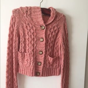 Cropped free people sweater
