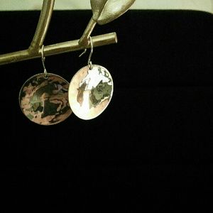 RLM Sterling Silver Circle Dangle Earrings