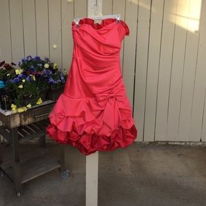 Prom-Formal satin dress