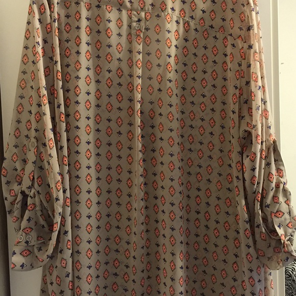 Aztec print Pleione Blouse - Picture 3 of 4